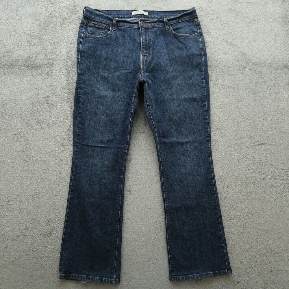Levi's 515 Jeans Women's 16M Blue High-Rise Bootcut Denim Pants 30.5" Inseam